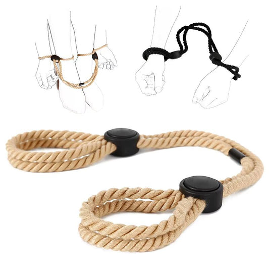 Cotton Rope Cuffs Handcuffs Ankle Cuff Restraints Bondage Bracelet BDSM Fetish Adult Sex Toys for Couple