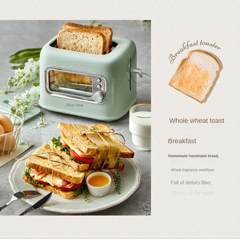 Sandwich top toaster oven