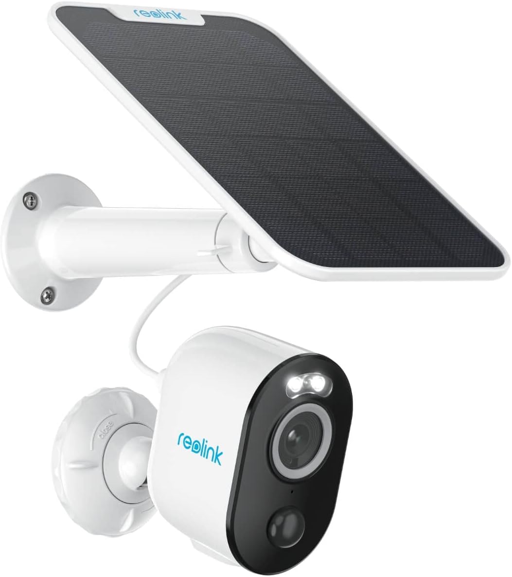 Reolink Argus 3 Pro (Black) + Solar Panel (White)