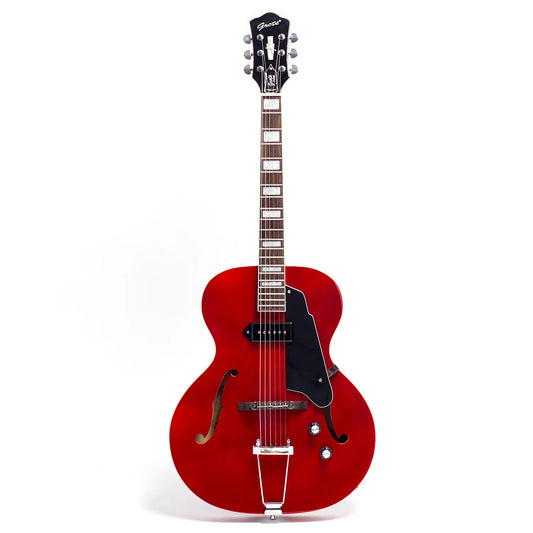 GROTE RED HOLLOW BODY JAZZ ELECTRIC GUITAR GRWB-ZTTR