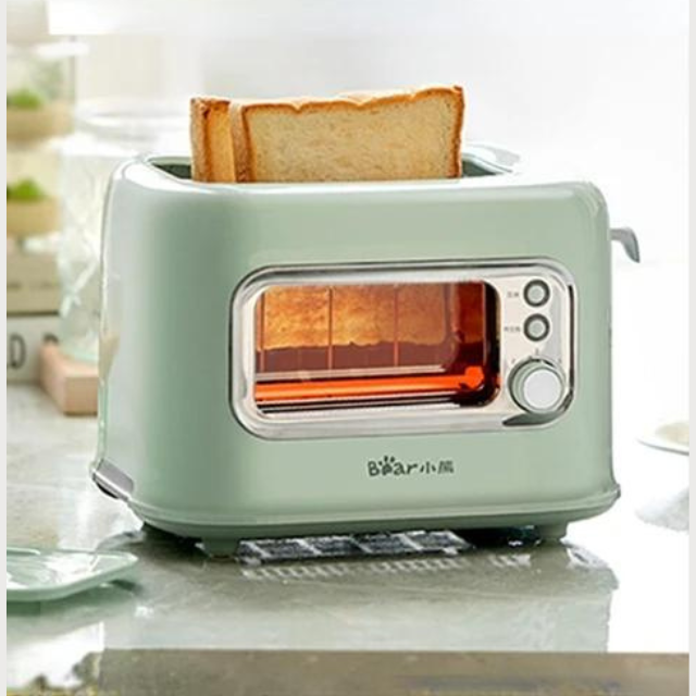 Toaster 2 Slices Breakfast Sandwich And Toast Maker, Mini Compact