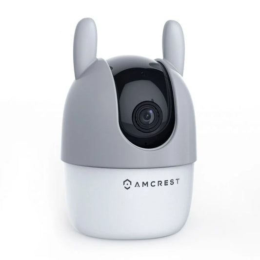 Amcrest ASH21 Silicone Cover, Bunny Camera Skin (ASH21-BUNNY-GREY)