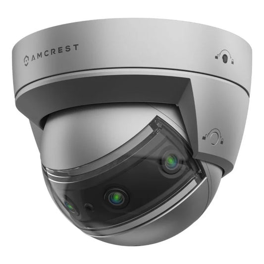 Amcrest 4K Panoramic IP PoE AI Camera 180° FOV IP8M-MD180E-AI