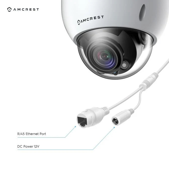 Amcrest 4K Optical Zoom IP PoE Dome Camera, IP67 - White (IP8M-VD2793EW)